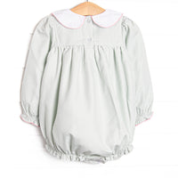 Joyous and Jolly Embroidered Bubble, Green
