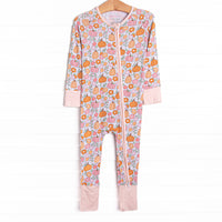 Homeland Harvest Bamboo Zippy Pajama, Pink