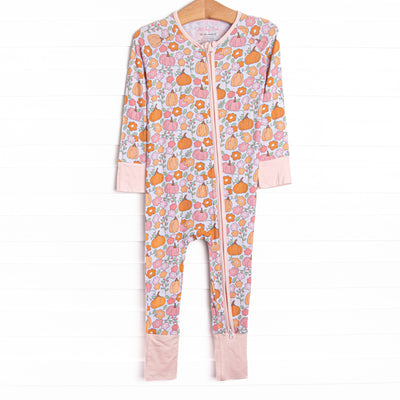 Homeland Harvest Bamboo Zippy Pajama, Pink