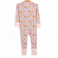 Homeland Harvest Bamboo Zippy Pajama, Pink