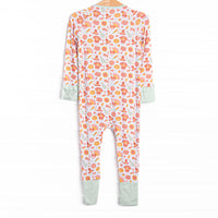 Thanksgiving Favorites Bamboo Zippy Pajama, Mint