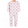 Feathers in the Field Bamboo Pajama Set, Pink