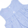 ABC Blossoms Applique Dress, Blue
