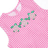 Slow Motion Shuffle Applique Dress, Pink