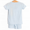 Simple Slumber Bamboo Pajama Short Set, Blue