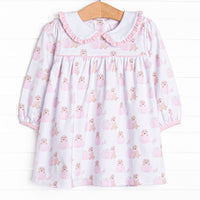 Pumpkin Pup Dress, Pink
