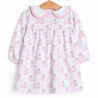 Pumpkin Pup Dress, Pink