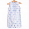 Day At Sea Short Romper, Blue