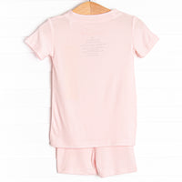 Simple Slumber Bamboo Pajama Short Set, Pink