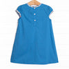 Back to School Blossoms Dress, Blue