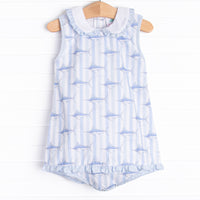 Day At Sea Skirted Bubble, Blue