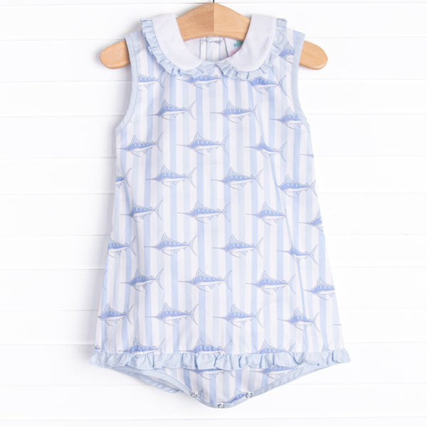 Day At Sea Skirted Bubble, Blue