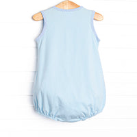 Happy Camper Applique Bubble, Blue