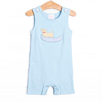 Paws & Paddles Applique Jon Jon, Blue