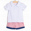 Proudly Patriotic Short Set, Red