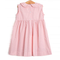 Apple Tart Trio Smocked Dress, Pink