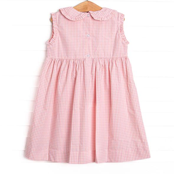 Apple Tart Trio Smocked Dress, Pink