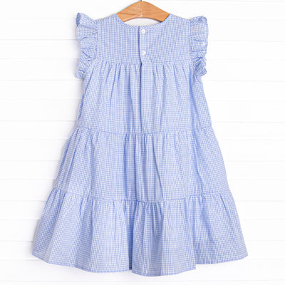 Summer Blues Tiered Dress, Blue