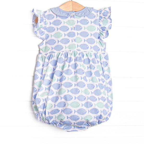 With the Tide Ruffle Bubble, Blue