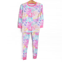 Kaleidoscope Views Bamboo Pajama Set, Pink