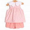 Palm Beach Pink Ruffle Short Set, Pink