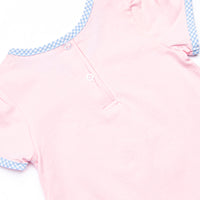 Happy Camper Applique Dress, Pink