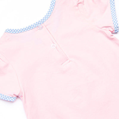 Happy Camper Applique Dress, Pink