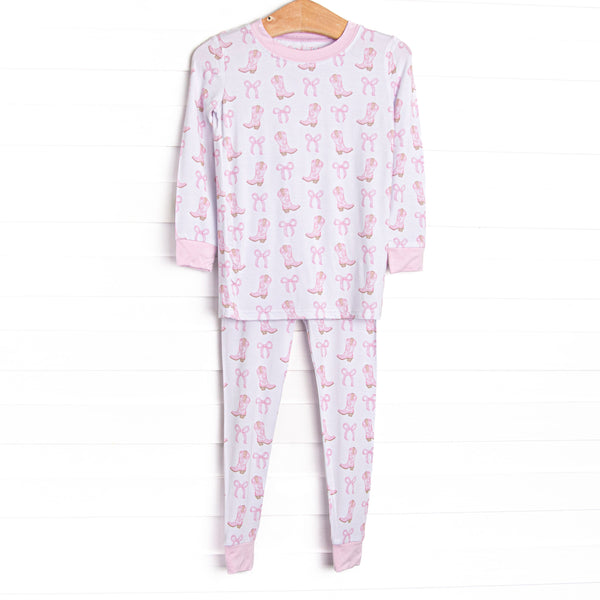 Rodeo Rose Bamboo Pajama Set, Pink