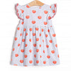 Grade A Gingham Flutter Sleeve Dress, Blue