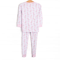 Rodeo Rose Bamboo Pajama Set, Pink