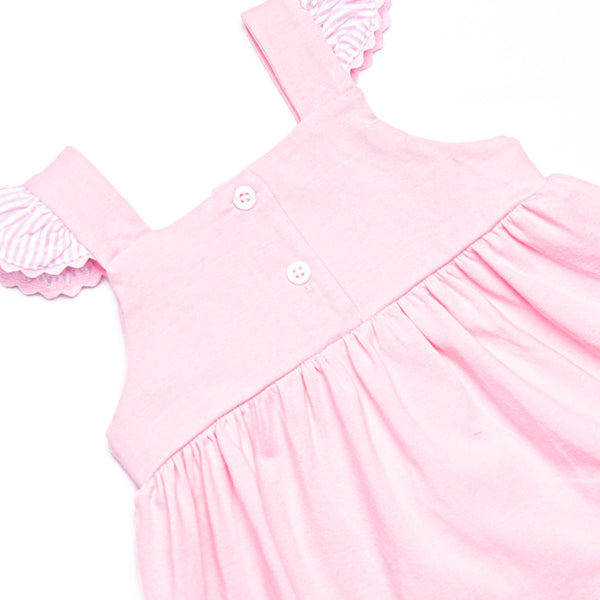 Paws & Paddles Applique Diaper Set, Pink