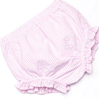 Paws & Paddles Applique Diaper Set, Pink