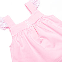 Paws & Paddles Applique Ruffle Short Set, Pink