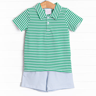 Perfect Playday Short Set, Green