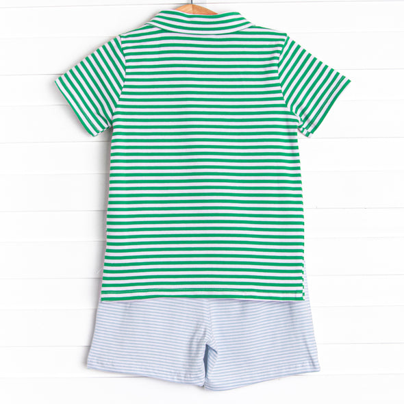 Perfect Playday Short Set, Green