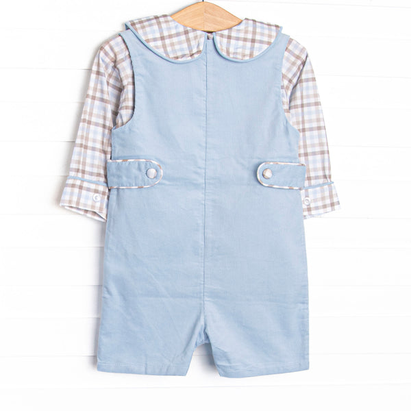 Family Favorites Short Romper Set, Blue