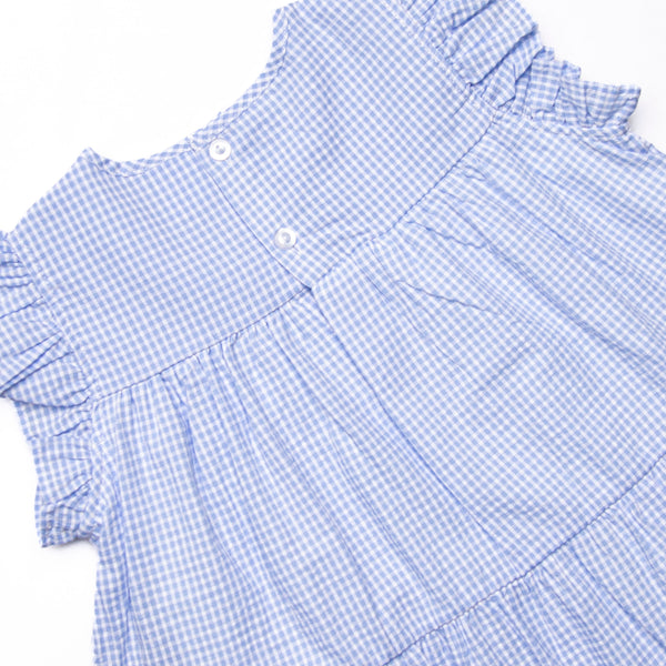Summer Blues Tiered Dress, Blue