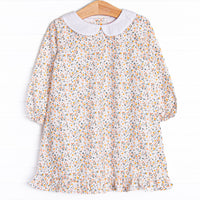 Bitsy Blooms Dress, Yellow