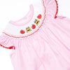 Color Box Cutie Smocked Bishop Dress, Pink