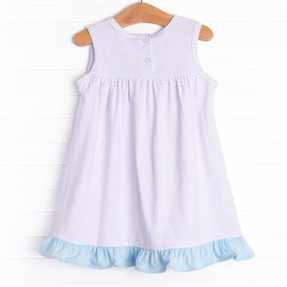 Bluebell Bundles Embroidered Pocket Dress, Pink