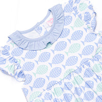 With the Tide Ruffle Bubble, Blue