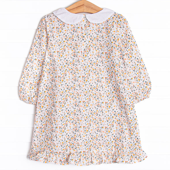 Bitsy Blooms Dress, Yellow