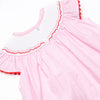 Color Box Cutie Smocked Bishop Dress, Pink