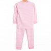 Shake Your Tail Feathers Applique Pajama Set, Light Pink