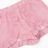 Proudly Patriotic Ruffle Short Set, Red