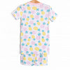 Tropical Breeze Bamboo Pajama Short Set, Pink