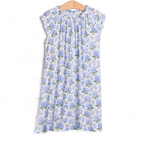 Hydrangea Blooms Bamboo Night Gown, Blue
