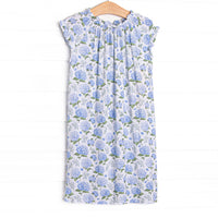 Hydrangea Blooms Bamboo Night Gown, Blue