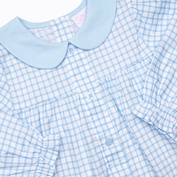 Prim and Proper Dress, Blue