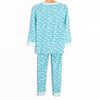 Lake Day Bamboo Pajama Set, Blue